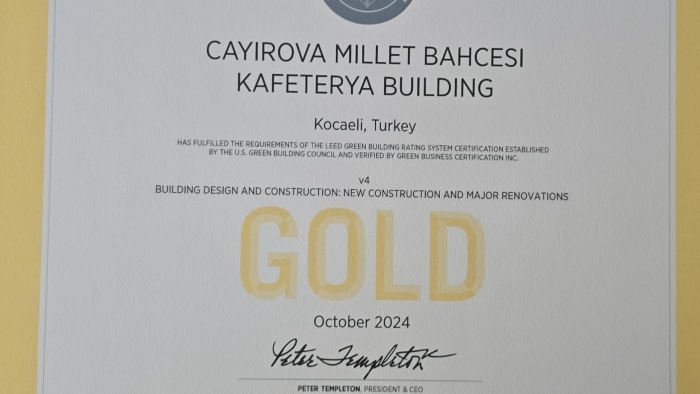 Büyükşehir'in Çevre Dostu Yapıları LEED Gold Sertifikası Aldı